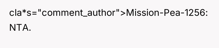 cla*s="comment_author">Mission-Pea-1256: NTA.