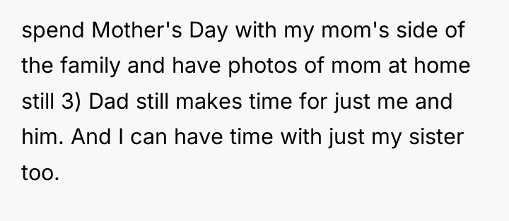 spend Mother's Day with my mom's side of the family...