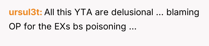 ursul3t All this YTA are delusional ... blaming OP for...