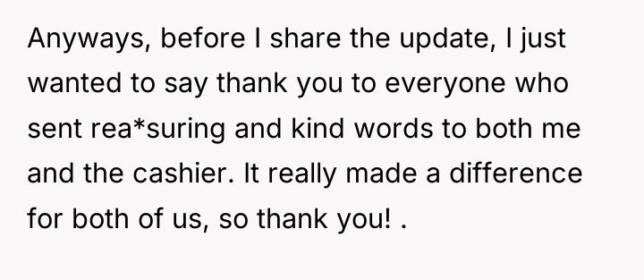 Anyways, before I share the update, I just wanted to...