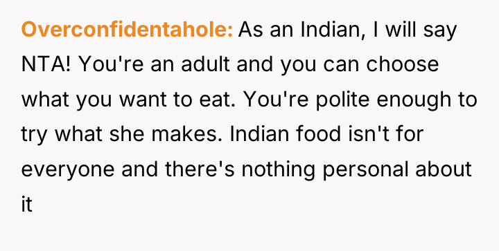 Overconfidentahole As an Indian, I will say NTA! You're an...
