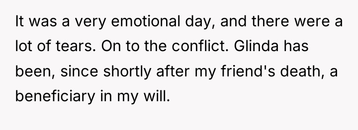 It was a very emotional day, and there were a...