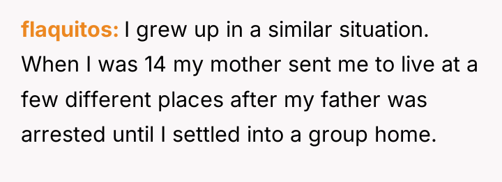 flaquitos I grew up in a similar situation. When I...