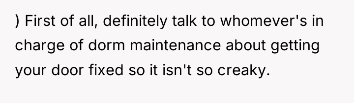 ) First of all, definitely talk to whomever's in charge...