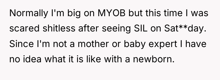 Normally I'm big on MYOB but this time I was...
