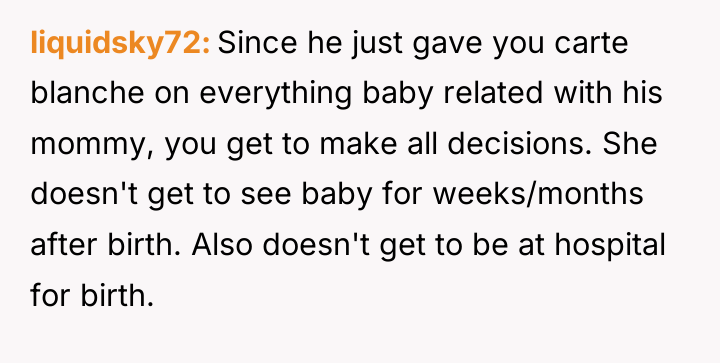 liquidsky72 Since he just gave you carte blanche on everything...