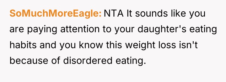 SoMuchMoreEagle NTA It sounds like you are paying attention to...