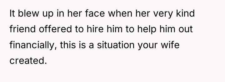 It blew up in her face when her very kind...