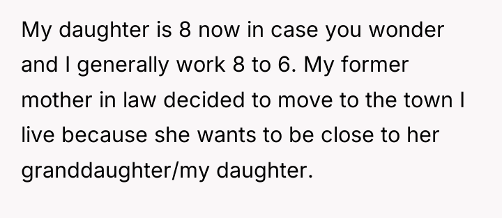 My daughter is 8 now in case you wonder and...