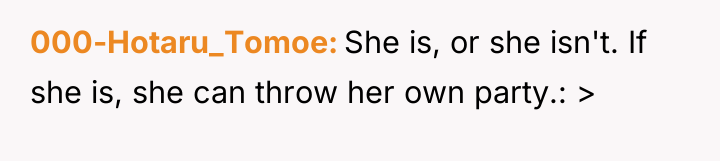 000-Hotaru_Tomoe She is, or she isn't. If she is, she...