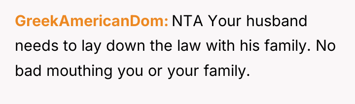 GreekAmericanDom NTA Your husband needs to lay down the law...