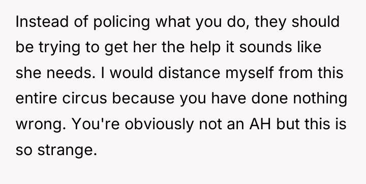Instead of policing what you do, they should be trying...
