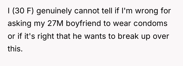 I (30 F) genuinely cannot tell if I'm wrong for...
