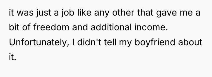 it was just a job like any other that gave...