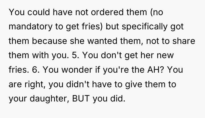 You could have not ordered them (no mandatory to get...