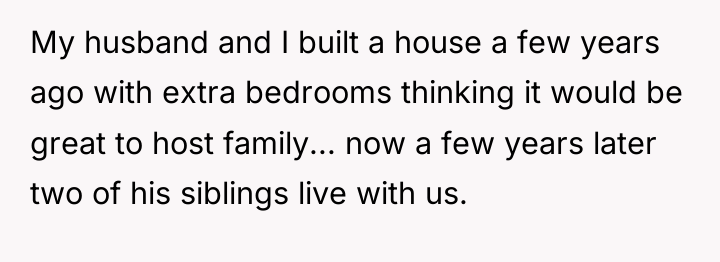 My husband and I built a house a few years...
