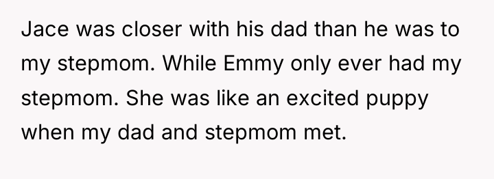 Jace was closer with his dad than he was to...