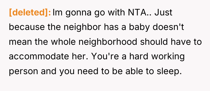 [deleted] Im gonna go with NTA.. Just because the neighbor...