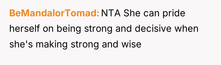BeMandalorTomad NTA She can pride herself on being strong and...