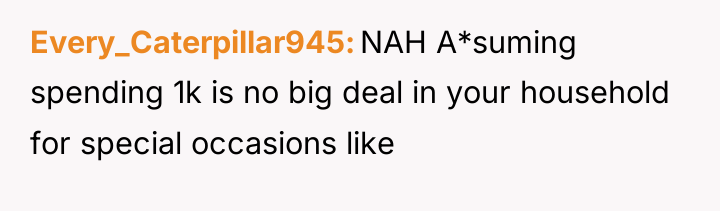 Every_Caterpillar945 NAH A*suming spending 1k is no big deal in...