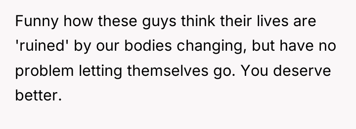 Funny how these guys think their lives are 'ruined' by...