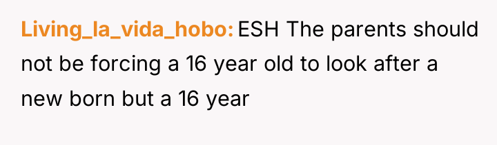 Living_la_vida_hobo ESH The parents should not be forcing a 16...
