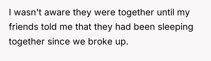 I wasn't aware they were together until my friends told...