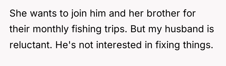 She wants to join him and her brother for their...