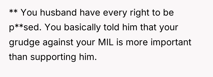 ** You husband have every right to be p**sed. You...