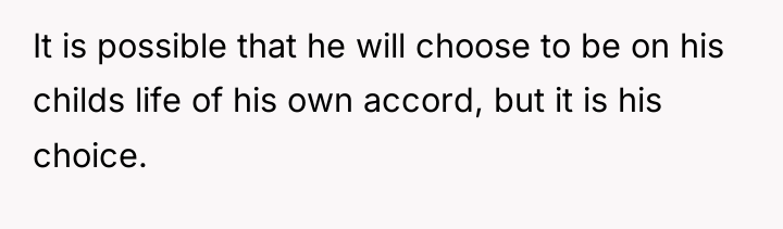It is possible that he will choose to be on...