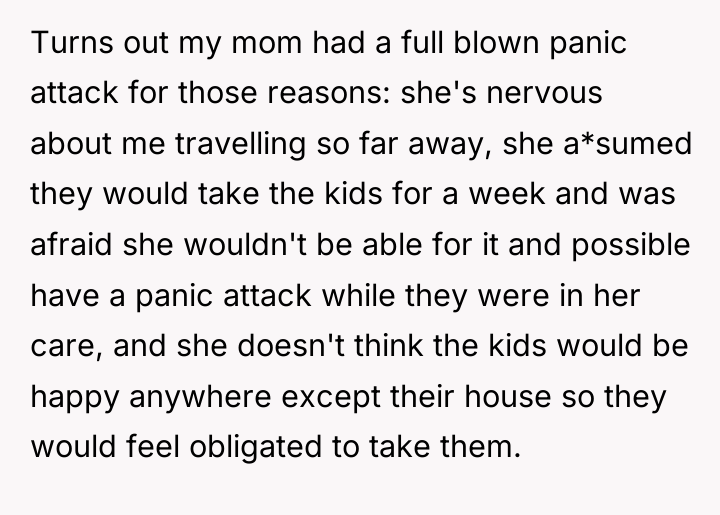Turns out my mom had a full blown panic attack...