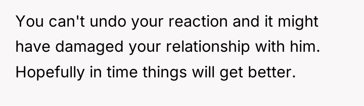 You can't undo your reaction and it might have damaged...