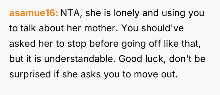 asamue16 NTA, she is lonely and using you to talk...