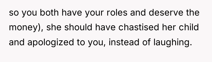 so you both have your roles and deserve the money),...