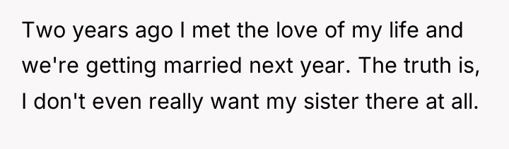Two years ago I met the love of my life...