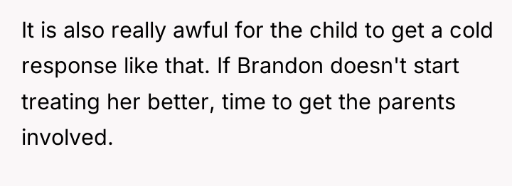 It is also really awful for the child to get...