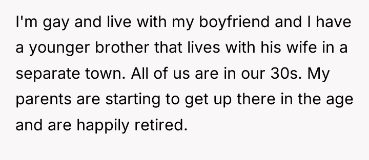 I'm gay and live with my boyfriend and I have...