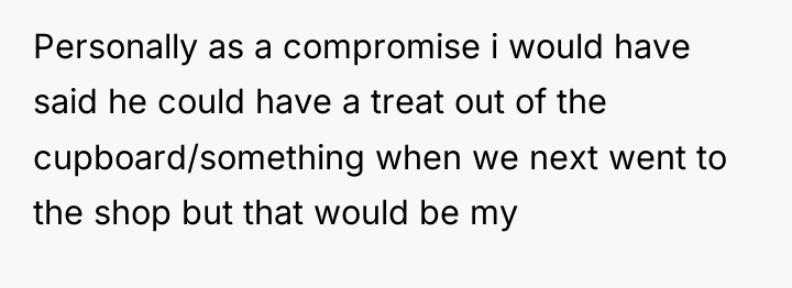 Personally as a compromise i would have said he could...