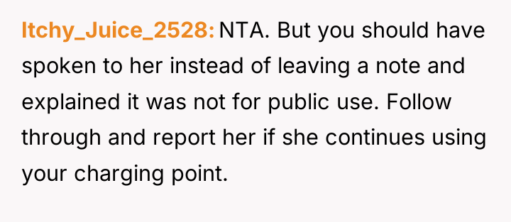 Itchy_Juice_2528 NTA. But you should have spoken to her instead...