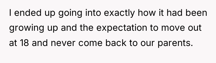 I ended up going into exactly how it had been...