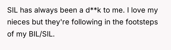 SIL has always been a d**k to me. I love...