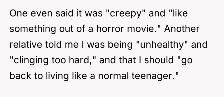 One even said it was "creepy" and "like something out...