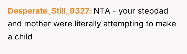 Desperate_Still_9327 NTA - your stepdad and mother were literally attempting...