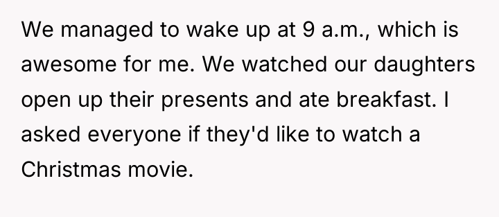 We managed to wake up at 9 a.m., which is...