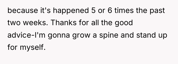because it's happened 5 or 6 times the past two...
