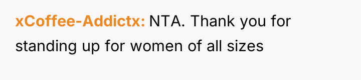 xCoffee-Addictx NTA. Thank you for standing up for women of...