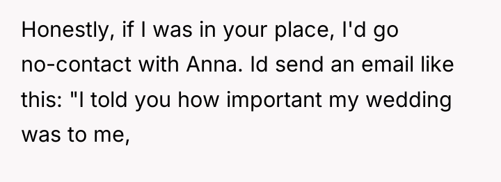 Honestly, if I was in your place, I'd go no-contact...