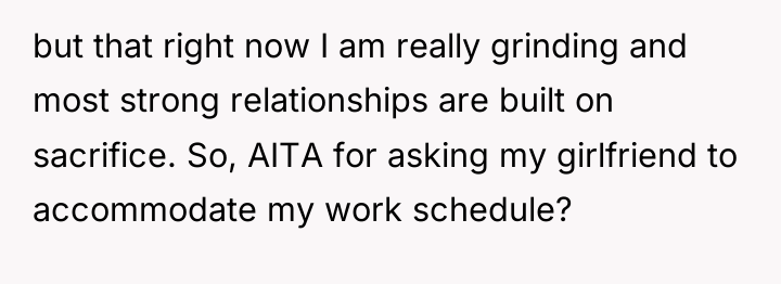 but that right now I am really grinding and most...