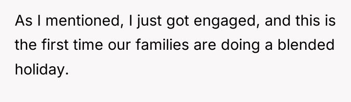 As I mentioned, I just got engaged, and this is...