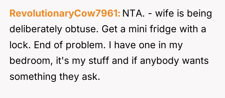 RevolutionaryCow7961 NTA. - wife is being deliberately obtuse. Get a...